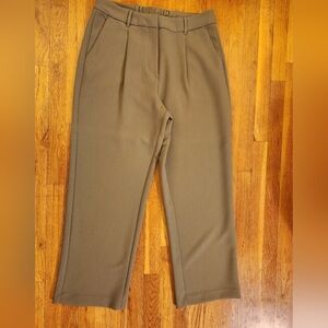 Women's Old Navy Wide Leg Career Pants Size L Sage Green Great Condition